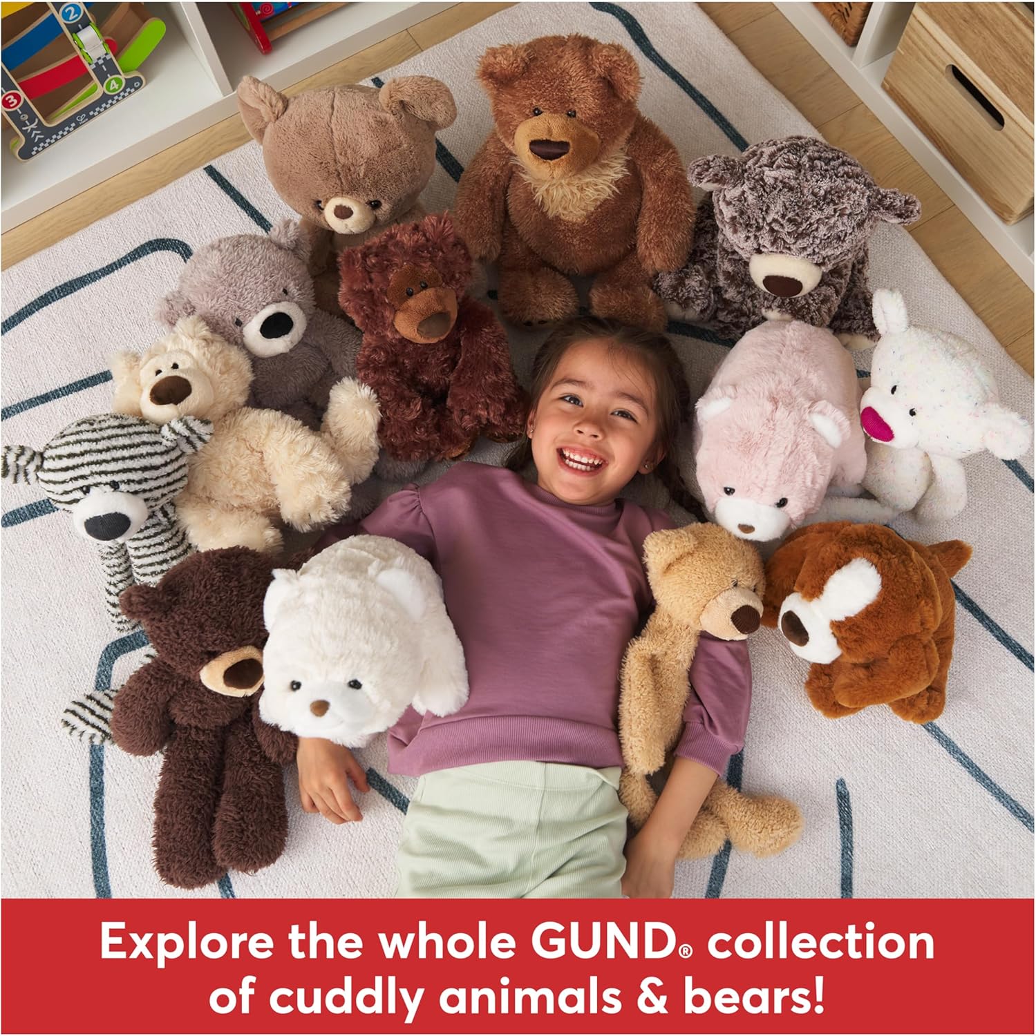 GUND Teddies 500体限定よつばとジェラルミンのモデル